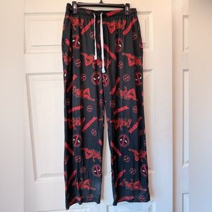 Marvel Deadpool Lounge pajama pants - Black and Red